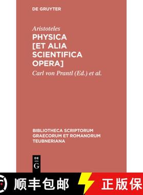 预订 Physica [Et Alia Scientifica Opera] [9783110298147]