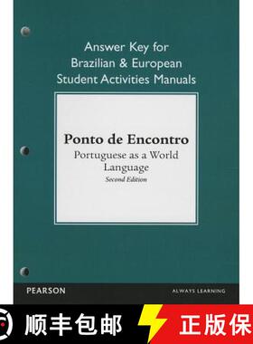 【3-4周达】Brazilian and European Student Activities Manual Answer Key for Ponto de Encontro: Portugu... [9780205783571]
