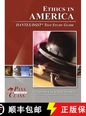 【3-4周达】Ethics in America DANTES/DSST Test Study Guide [9781614337355]