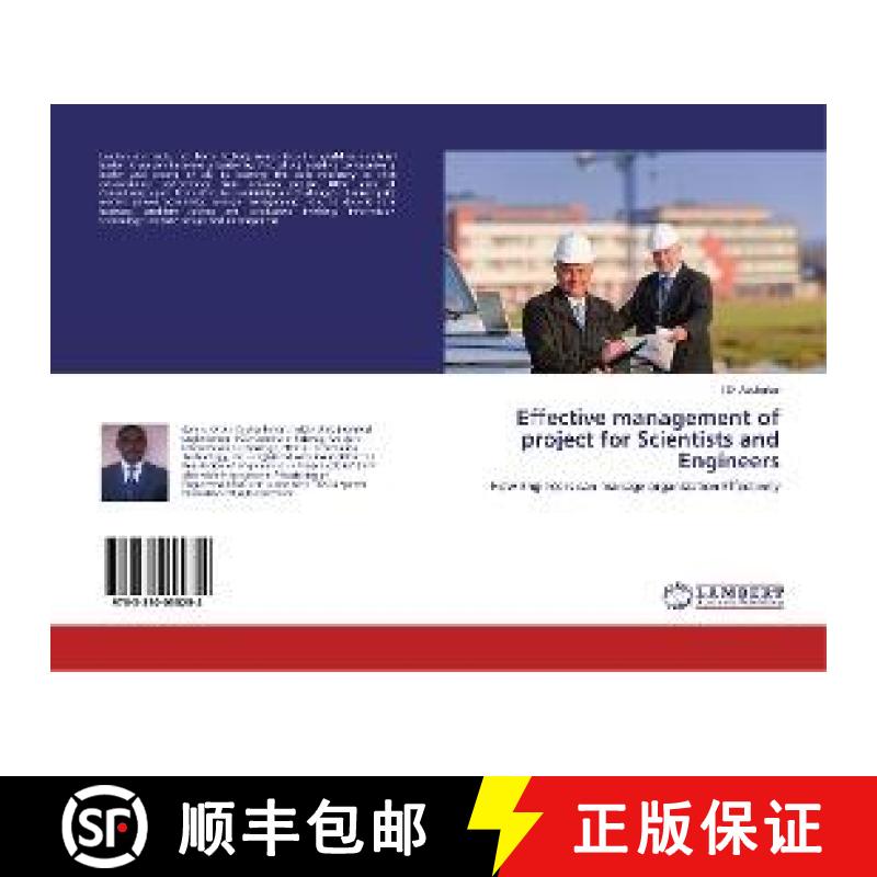 预订 Effective management of project for Scientists and Engineers [9783330055254]