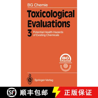 【3-4周达】Toxicological Evaluations (Softcover reprint of the original 1st ed. 1992) (Softcover repr... [9783642845642]