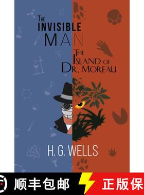 【3-4周达】H. G. Wells Double Feature - The Invisible Man and The Island of Dr. Moreau (Reader's Libr... [9781954839229]