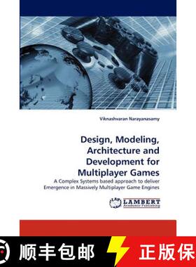 【3-4周达】Design, Modeling, Architecture and Development for Multiplayer Games [9783838379197]