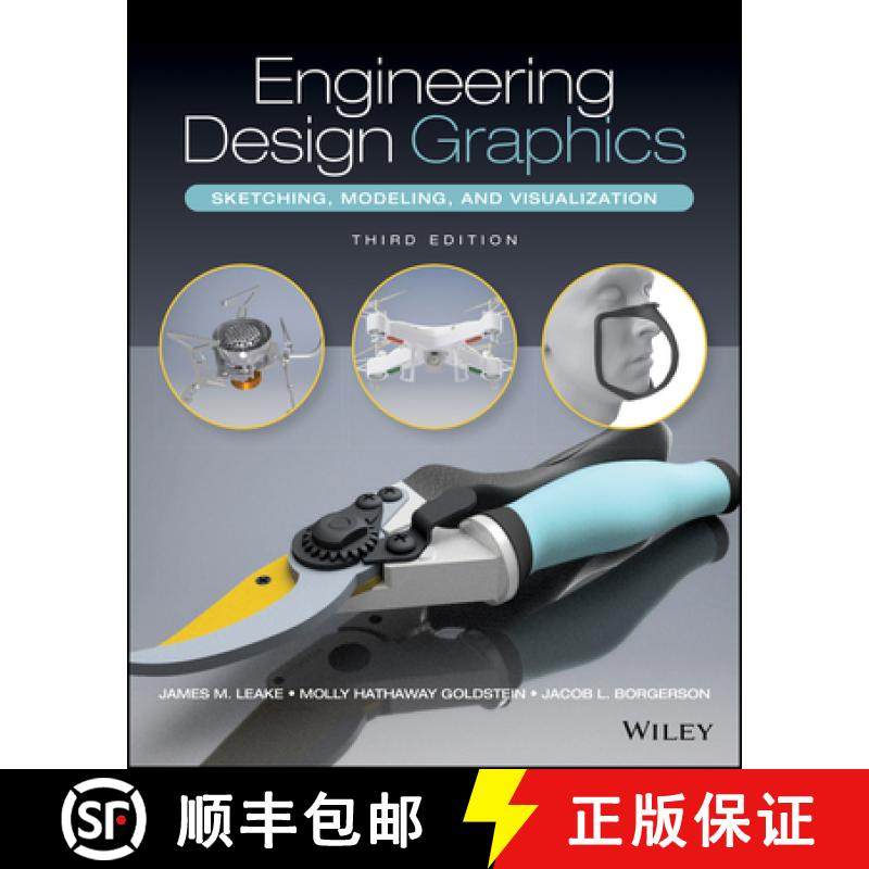 【3-4周达】Engineering Design Graphics: Sketching, Modeling, and Visualization, 3rd edition [9781119490432]