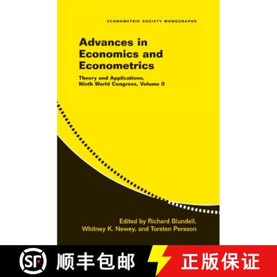 预订 Advances in Economics and Econometrics: Volume 2: Theory and Applications, Ninth World Congress [9780521692090]