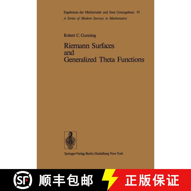 【3-4周达】Riemann Surfaces and Generalized Theta Functions [9783642663840]