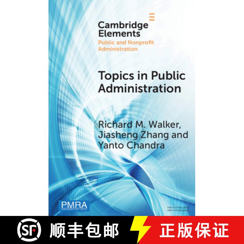 【3-4周达】Topics in Public Administration: Perspectives from Computational Social Sciences and Corpu... [9781009571982]