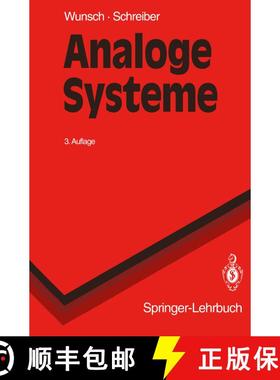 【3-4周达】Analoge Systeme : Grundlagen (3. Auflage 1993) (3. Auflage 1993) (3. Auflage 1993) [9783540562993]