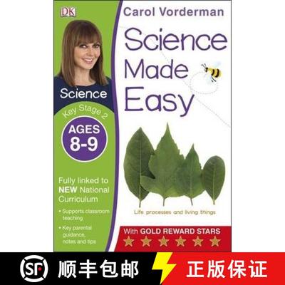 【3-4周达】Science Made Easy, Ages 8-9 (Key Stage 2) : Supports the National Curriculum, Science Exer... [9781409344926]