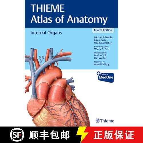 【3-4周达】Internal Organs (Thieme Atlas of Anatomy) [9781684205912]