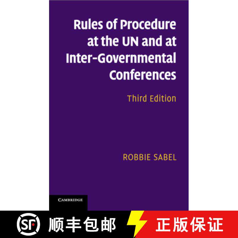 【3-4周达】Rules of Procedure at the UN and at Inter-Governmental Conferences [9781316624852]