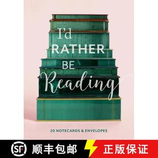 Gift Notecards 4周达 L... Envelopes Set Rather Blank Notecard Book Lover 9781452177212 Reading