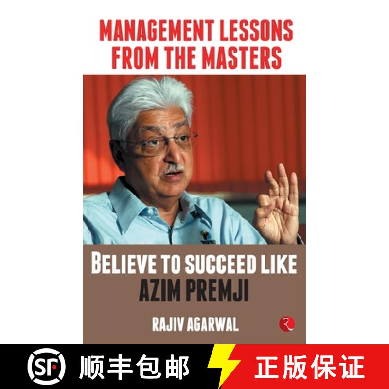 【2-3周达】Management Lessons from the Masters: Believe to Succeed like Azim Premji [9789353337667]