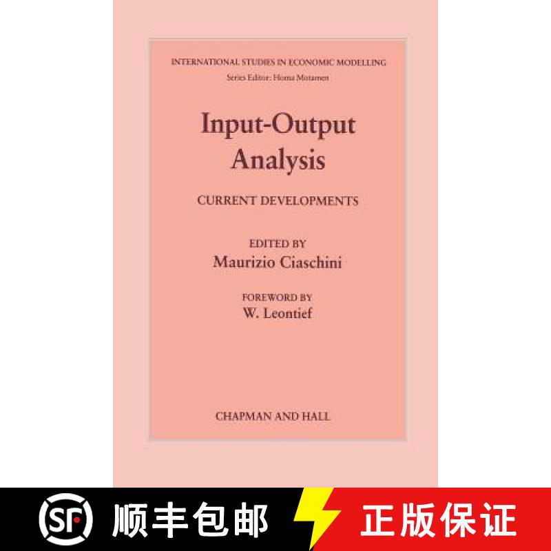 【3-4周达】Input-Output Analysis : Current Developments [9789401076760]