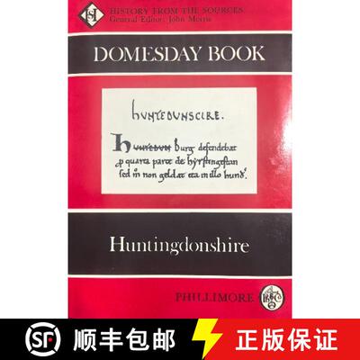 【3-4周达】Domesday Book Huntingdonshire: History From the Sources [9780850331301]