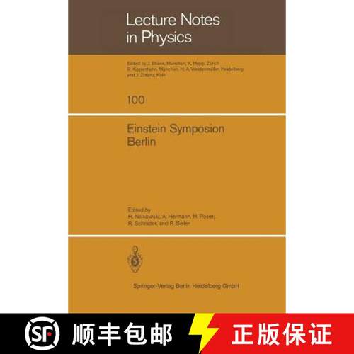 【3-4周达】Einstein Symposion Berlin : aus Anlaß der 100. Wiederkehr seines Geburtstages 25. bis 30.... [9783540097181]