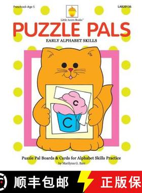 【3-4周达】Puzzle Pals: Early Alphabet Skills [9781937257279]