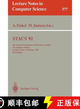 【3-4周达】STACS 92 : 9th Annual Symposium on Theoretical Aspects of Computer Science, Cachan, France... [9783540552109]