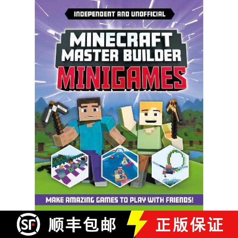 【3-4周达】Master Builder - Minecraft Minigames (Independent & Unofficial): Amazing Games to Make in ... [9781839351440]