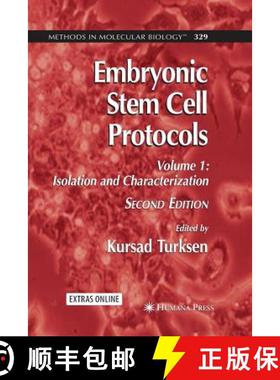 【3-4周达】Embryonic Stem Cell Protocols: Volume I: Isolation and Characterization - Embryonic Stem C... [9781617376016]