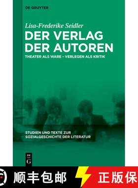 预订 Der Verlag Der Autoren: Theater ALS Ware - Verlegen ALS Kritik [9783111586205]