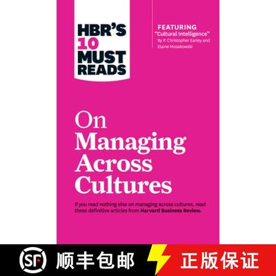 【3-4周达】HBR's 10 Must Reads on Managing Across Cultures (with featured article Cultural Intelligen... [9781633694613]