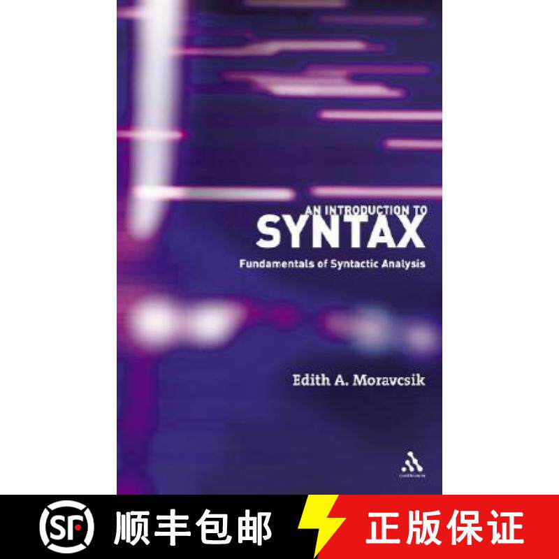 预订 An Introduction to Syntax: Fundamentals of Syntactic Analysis [9780826489456]