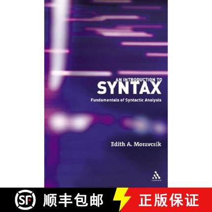 预订 An Introduction to Syntax: Fundamentals of Syntactic Analysis [9780826489456]