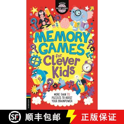 【3-4周达】Memory Games for Clever Kids (R): More than 70 puzzles to boost your brain power [9781780558721]