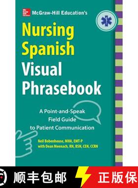 【3-4周达】McGraw-Hill Education's Nursing Spanish Visual Phrasebook PB [9781260026733]