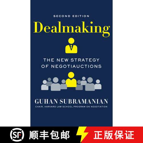 【3-4周达】精装 Dealmaking – The New Strategy of Negotiauctions (Second Edition) [9780393358391]