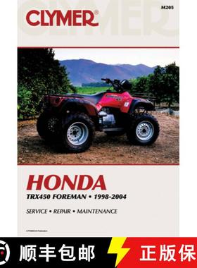 【3-4周达】Honda TRX450 Foreman Series ATV (1998-2004) Service Repair Manual [9780892878963]