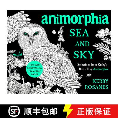 【3-4周达】Animorphia Sea and Sky: Selections from Kerby's Bestselling Animorphia [9780593188637]