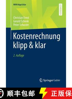 【3-4周达】Kostenrechnung Klipp & Klar [9783662535073]