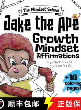 预订 Jake the Ape's Growth Mindset Affirmations [9781736309896]