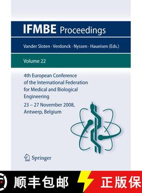 【3-4周达】4th European Conference of the International Federation for Medical and Biological Enginee... [9783540892076]
