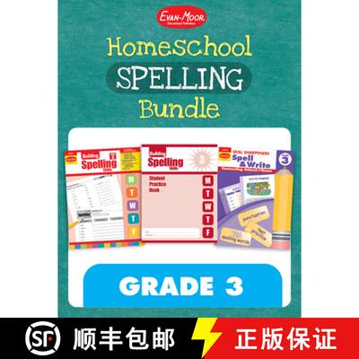 【3-4周达】Homeschool Spelling Bundle, Grade 3 [9781629389226]