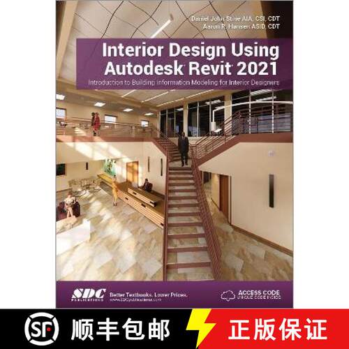 【3-4周达】Interior Design Using Autodesk Revit 2021 [9781630573652]