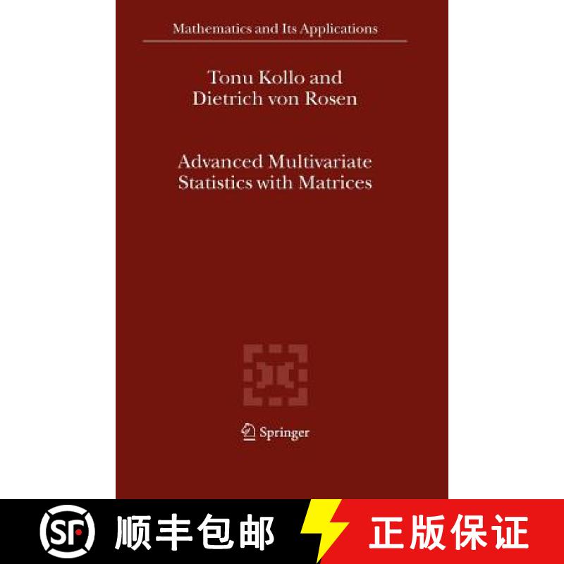 【3-4周达】Advanced Multivariate Statistics with Matrices [9789048168590]