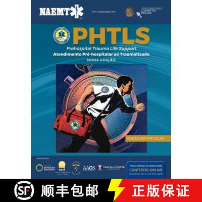 【3-4周达】Phtls: Suporte de Vida Em Trauma Pré-Hospitalar, Nona Edição: Suporte de Vida Em Trauma... [9781284197501]