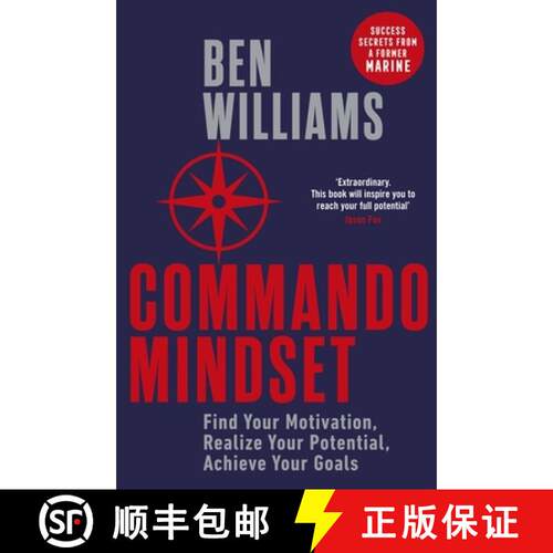 【3-4周达】Commando Mindset : Find Your Motivation, Realize Your Potential, Achieve Your Goals [9780241416051]