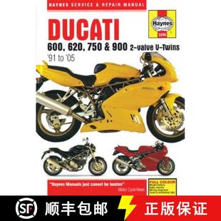 【3-4周达】Ducati 600, 620, 750 & 900 2-valve V-Twins (91 - 05) Haynes Repair Manual [9780857339867]