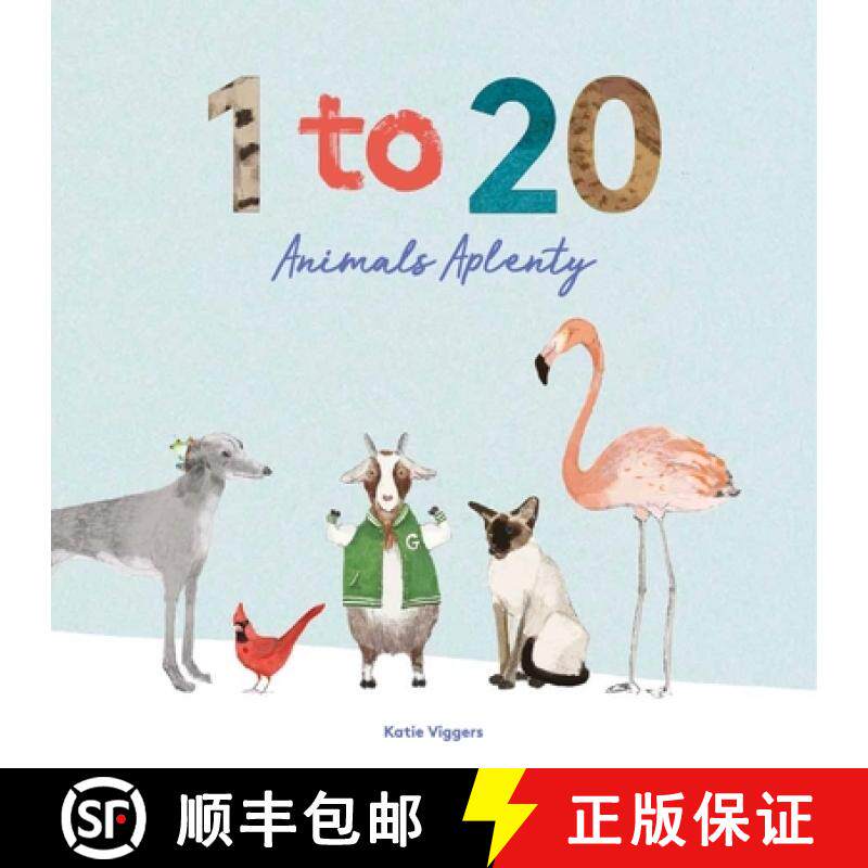 【3-4周达】1 to 20 Animals Aplenty [9781786275660]