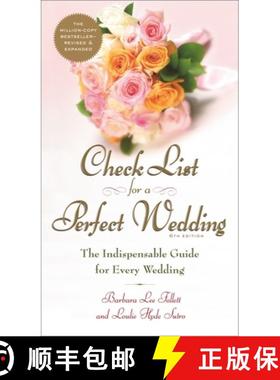 【3-4周达】Check List for a Perfect Wedding, 6th Edition: The Indispensible Guide for Every Wedding [9780767912334]
