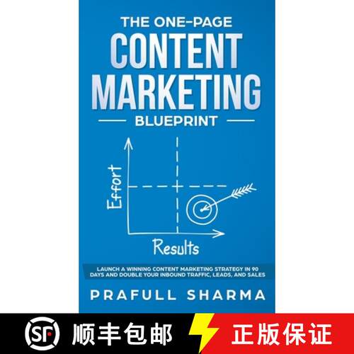 【3-4周达】精装 One-Page Content Marketing Blueprint: Step by Step Guide to Launch a Winning Content ... [9789354069925]