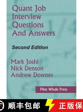 【3-4周达】Quant Job Interview Questions and Answers (Second Edition) [9780987122827]