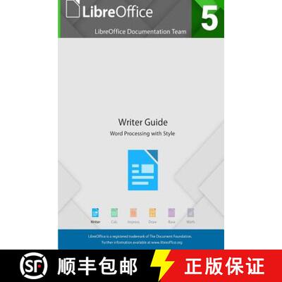 【3-4周达】LibreOffice 5.4 Writer Guide [9781921320552]