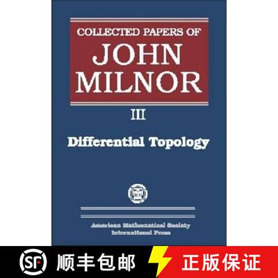 【3-4周达】精装 Collected Papers of John Milnor, Volume III: Differential Topology [9780821842300]