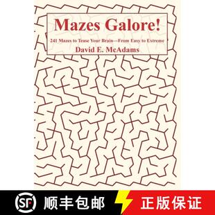 【3-4周达】Mazes Galore!: 241 Mazes to Tease Your Brain, From Easy to Extreme [9781632707284]