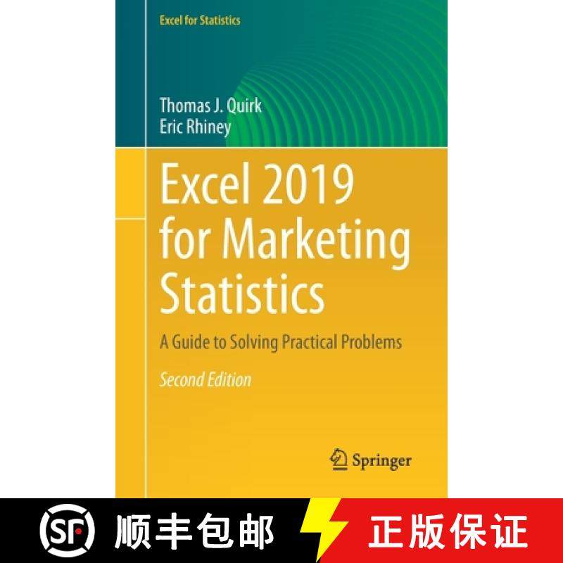 【3-4周达】Excel 2019 for Marketing Statistics : A Guide to Solving Practical Problems [9783030627805]